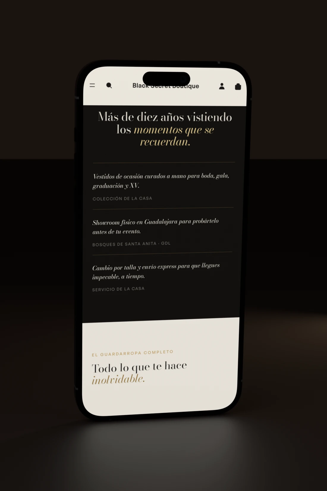 El manifiesto de la marca, en móvil