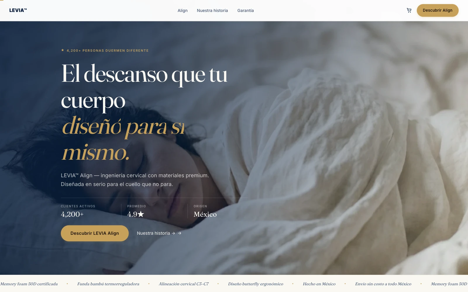 LEVIA — vista 1 del sitio