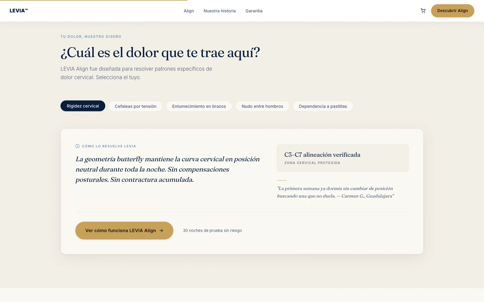 LEVIA — vista 3 del sitio